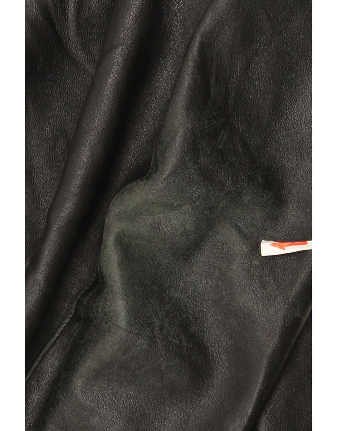veste en cuir homme vintage UK 44 2XL Noir