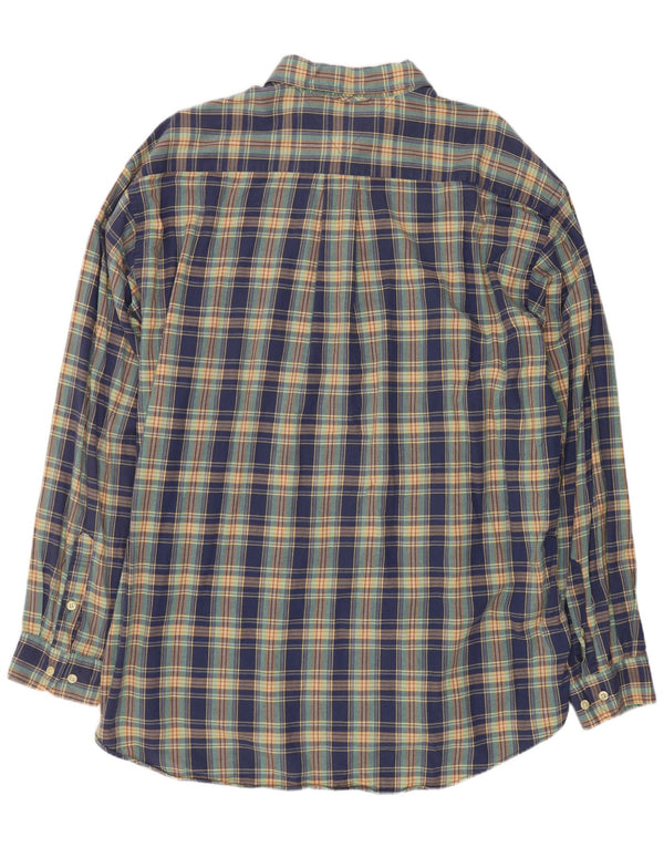Tommy Hilfiger Chemise Homme XL Bleu Carreaux Coton