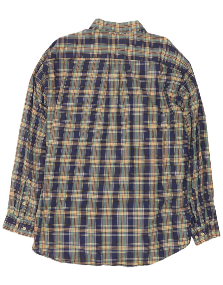 Tommy Hilfiger Chemise Homme XL Bleu Carreaux Coton
