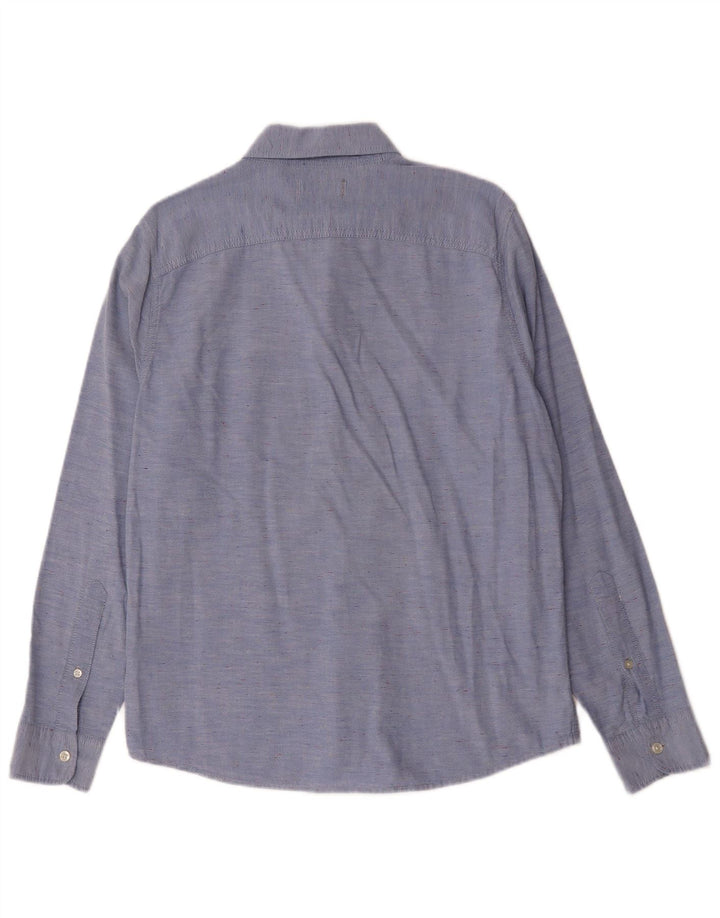 Hollister Chemise Homme Large Bleu Moucheté Coton