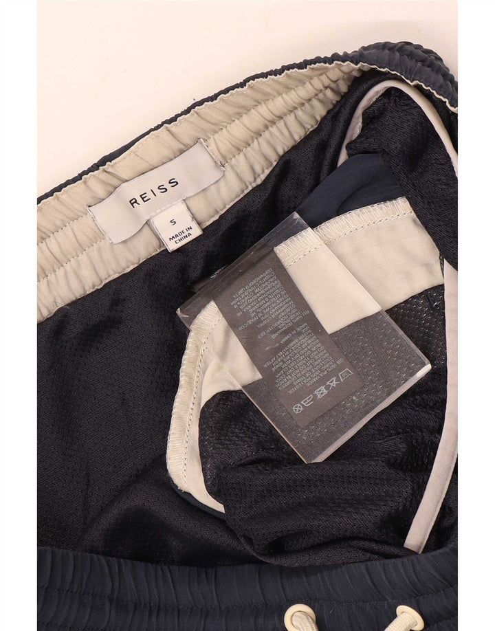 Reiss Short de Bain Homme Petit Bleu Marine Colorblock Polyester