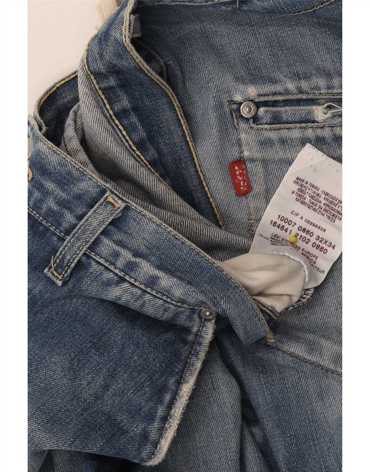 Levi's Jean Bootcut Homme W32 L34 Bleu Coton