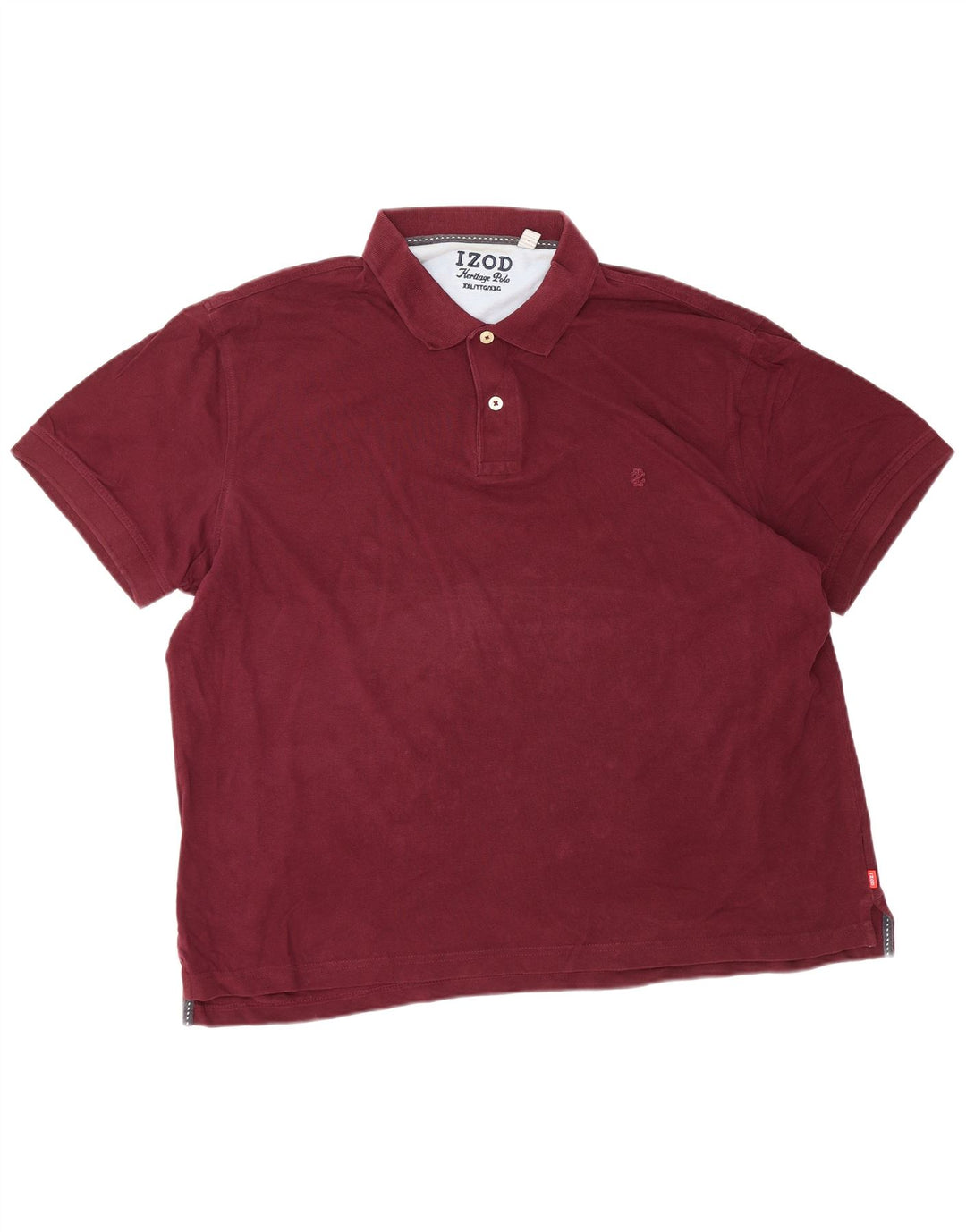 IZOD Polo Herritage Fit Homme Bordeaux 2XL