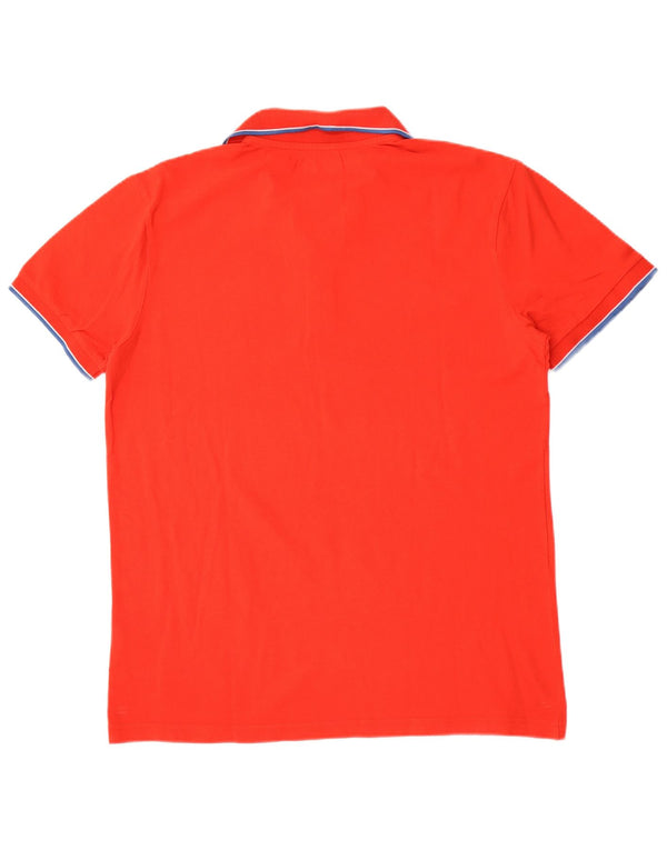 Kappa Polo Homme XL Rouge Coton