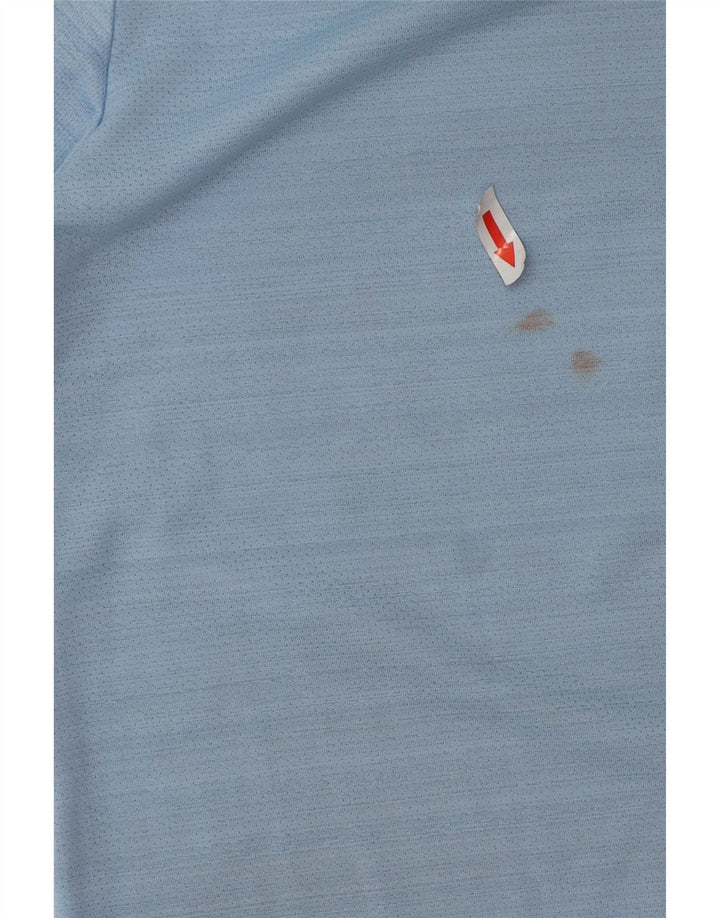 Nike Homme Dri Fit T-Shirt Haut Bleu Moyen Polyester