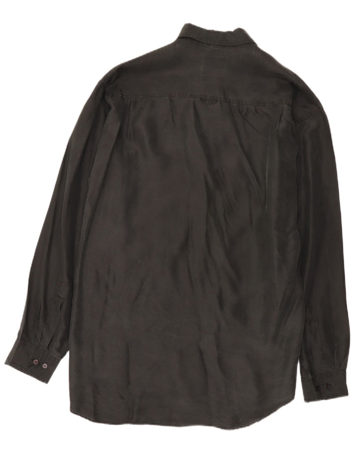 Arpino Chemise homme taille 39/40 soie noire moyenne