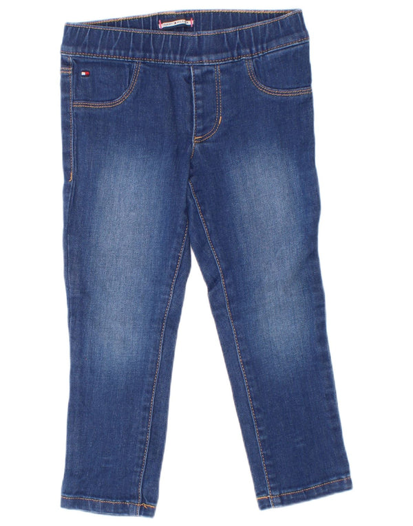 Tommy Hilfiger Jean Jegging Fille 2-3 Ans W20 L15 Bleu Coton