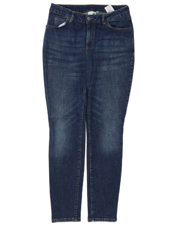 Weird Fish Jean skinny pour femme UK 14 Medium W29 L30 Bleu Coton