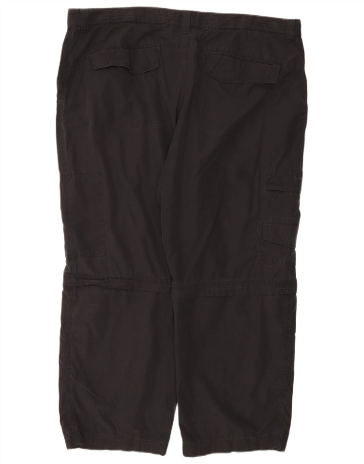 Marks & Spencer Pantalon cargo droit pour homme W44 L29 Noir Coton
