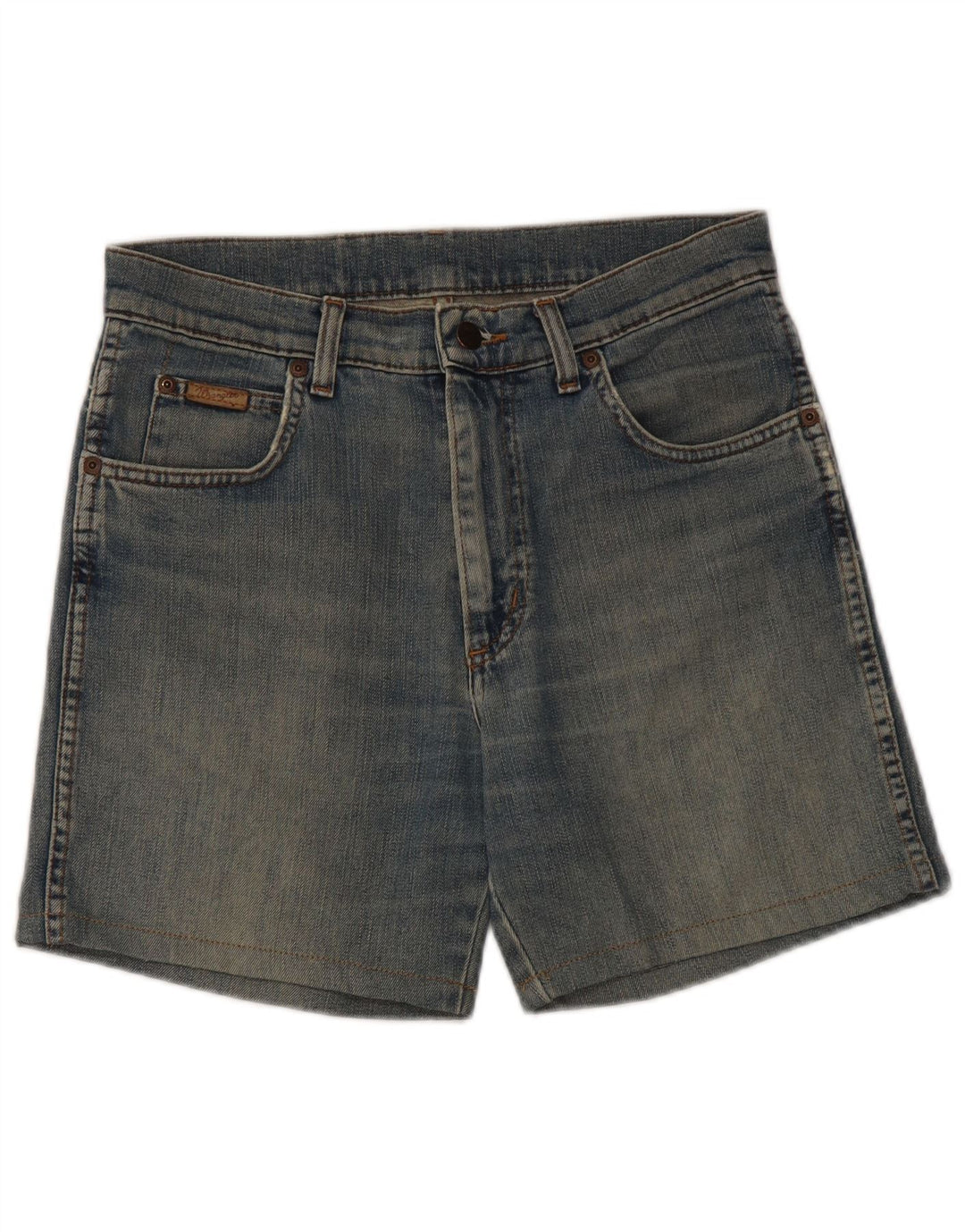 Wrangler Short en Jean Femme W31 Coton Bleu Moyen
