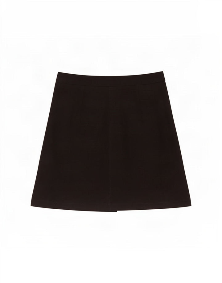 Topshop Jupe portefeuille femme UK 8 Small W28 Noir Polyester