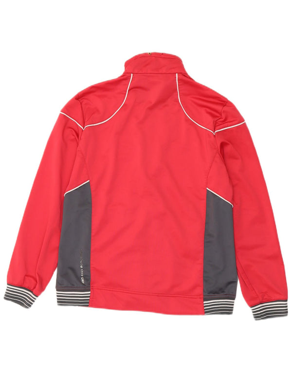 Asics Veste de survêtement pour femme UK 18 XL Rose Colorblock Polyester