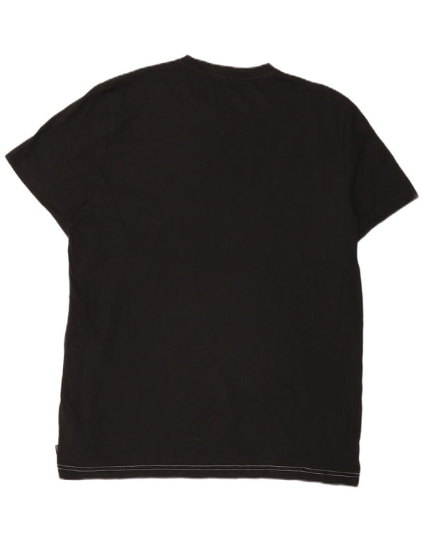 Puma T-Shirt Top XL Homme Noir Colourblock Coton