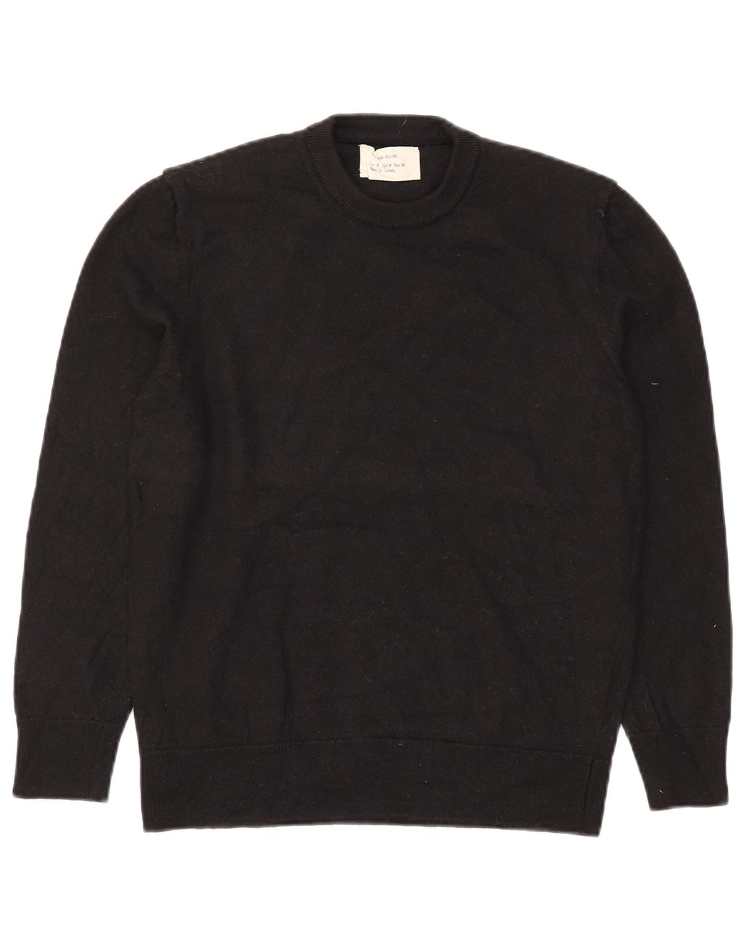 Zara Pull à col rond en laine noir moyen pour homme