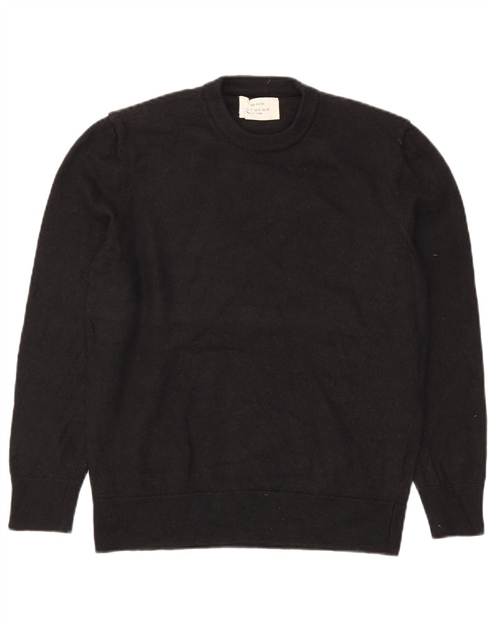 Zara Pull à col rond en laine noir moyen pour homme