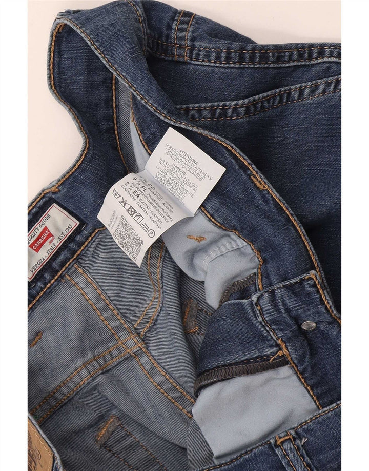 Carrera Hommes 618 Denim Cargo Shorts W34 Grand Bleu Coton