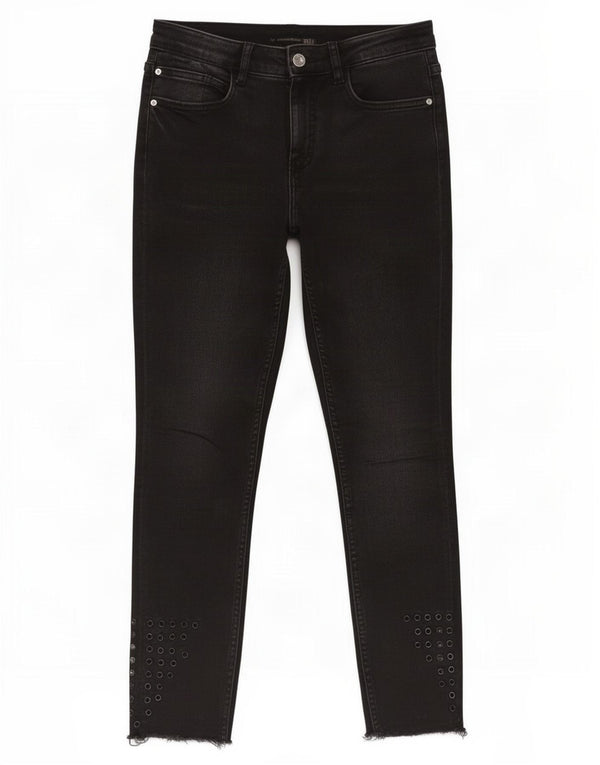 Zara Femme Trafaluc Skinny Jeans EU 34 2XS W24 L27 Coton Noir