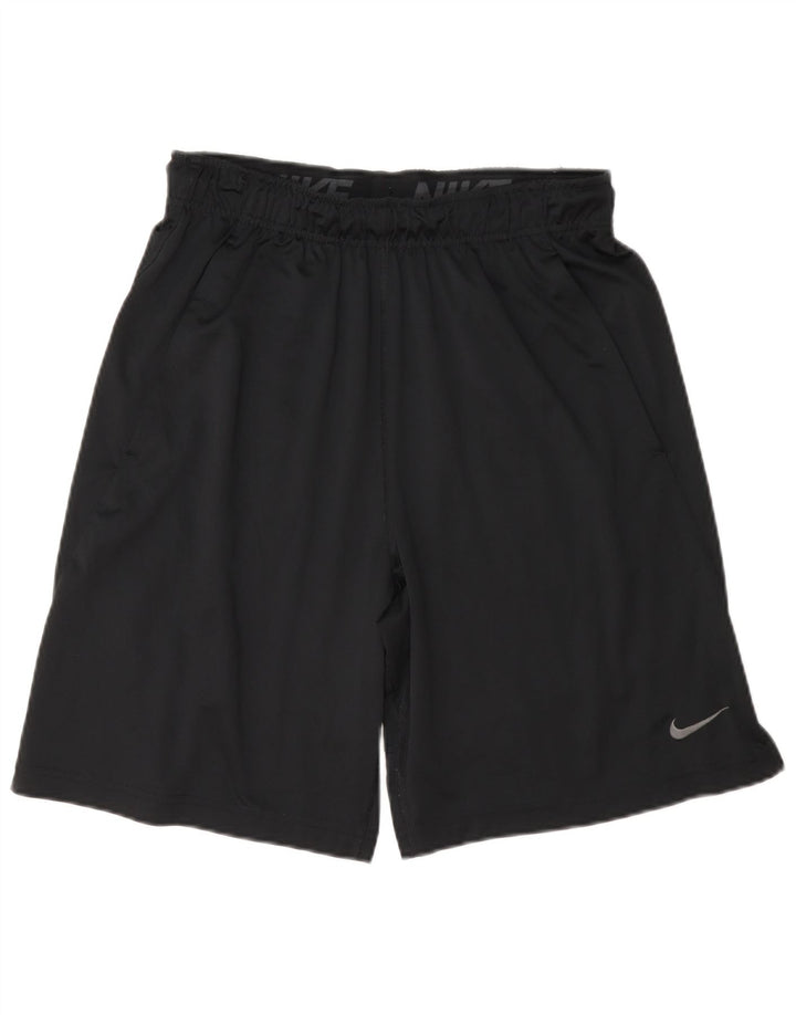 Short de sport Nike Dri Fit pour hommes, petit, noir, polyester
