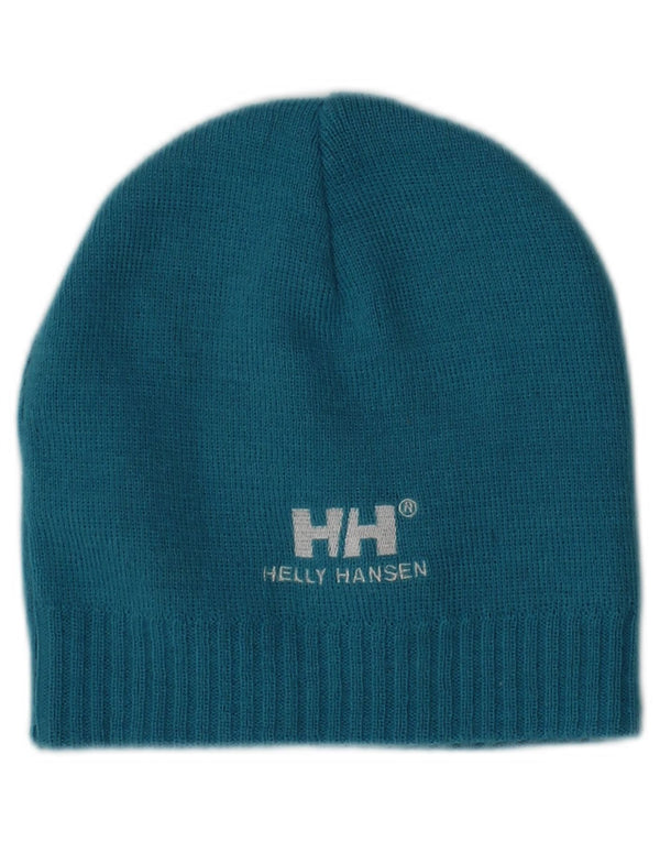 Helly Hansen Bonnet en tricot graphique pour femme Taille unique Acrylique turquoise