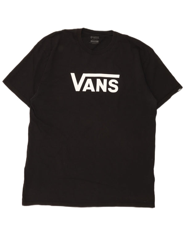 Vans T-shirt graphique coupe classique pour homme XL en coton noir