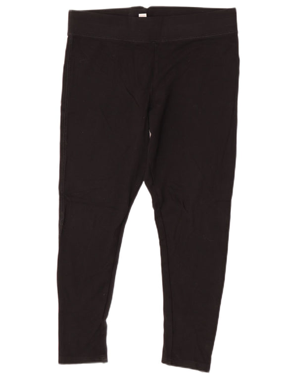 Topshop Legging Capri Femme UK 42 Viscose Noir Moyen