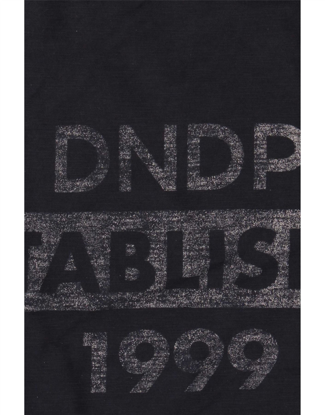 Dondup T-Shirt Graphique Homme Bleu Marine Moyen Coton
