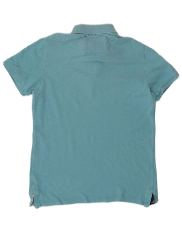Superdry Polo Graphique XL Bleu Coton Homme