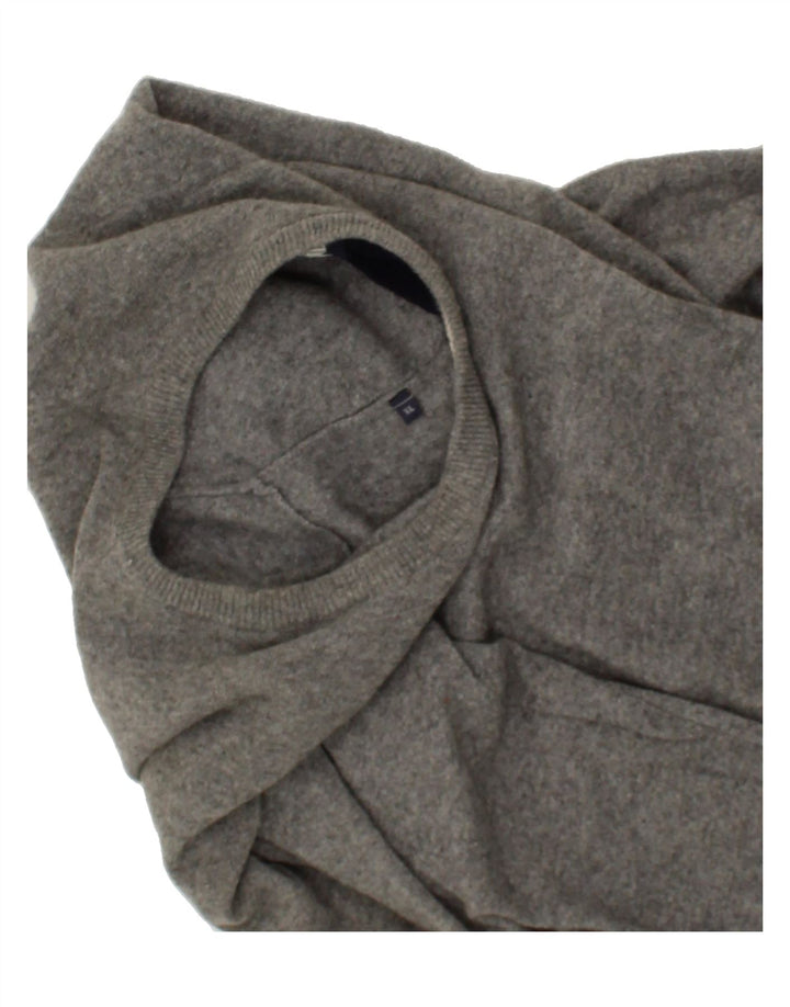 MARINA YACHTING Mens Crew Neck Jumper Sweater XL Grey Vintage Marina Yachting and Second-Hand Marina Yachting from Messina Hembry 