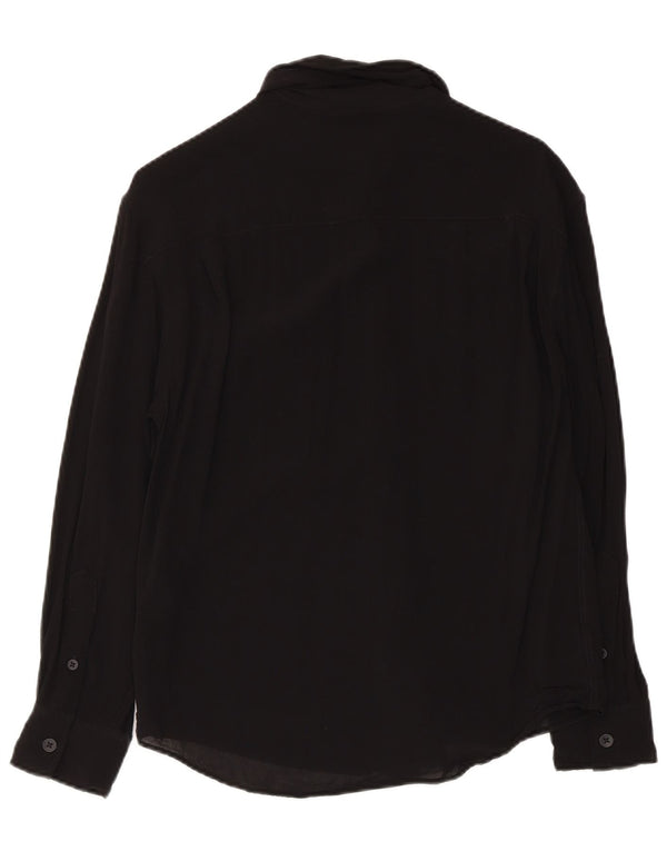 Chemise Zara Homme Petite Viscose Noire