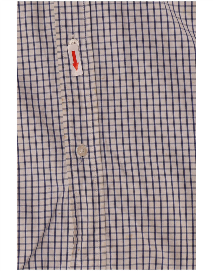Fila Chemise Homme Bleu Moyen Carreaux Coton
