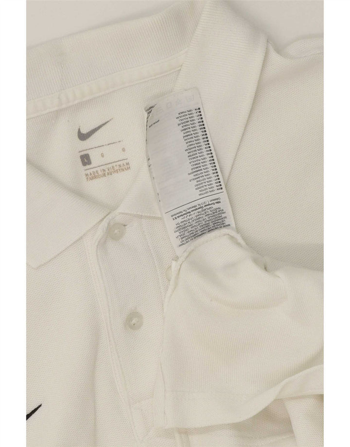 Nike Polo Homme Grand Blanc Coton