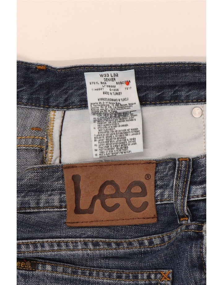 Lee Jean Bootcut Denver Homme W33 L32 Bleu Marine Coton
