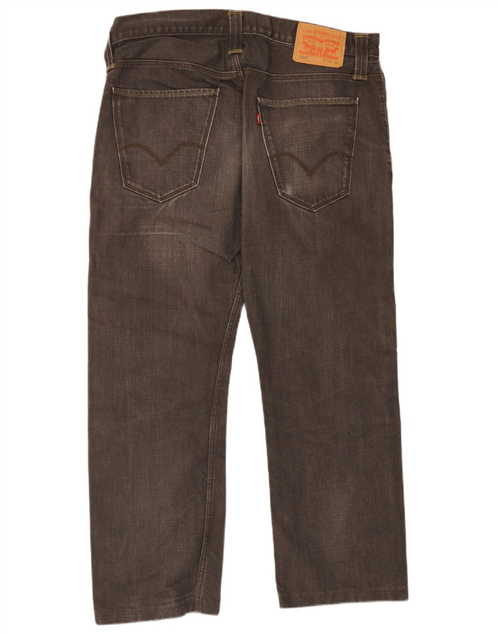 Levi's Jean 504 Cropped Homme Gris W34 L26