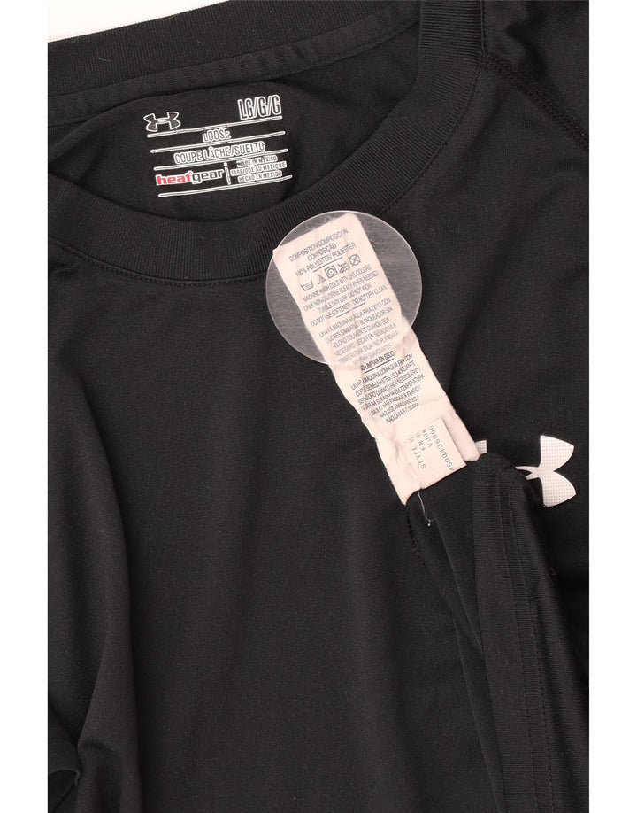 Under Armour Heat Gear T-Shirt Haut Homme Noir Polyester