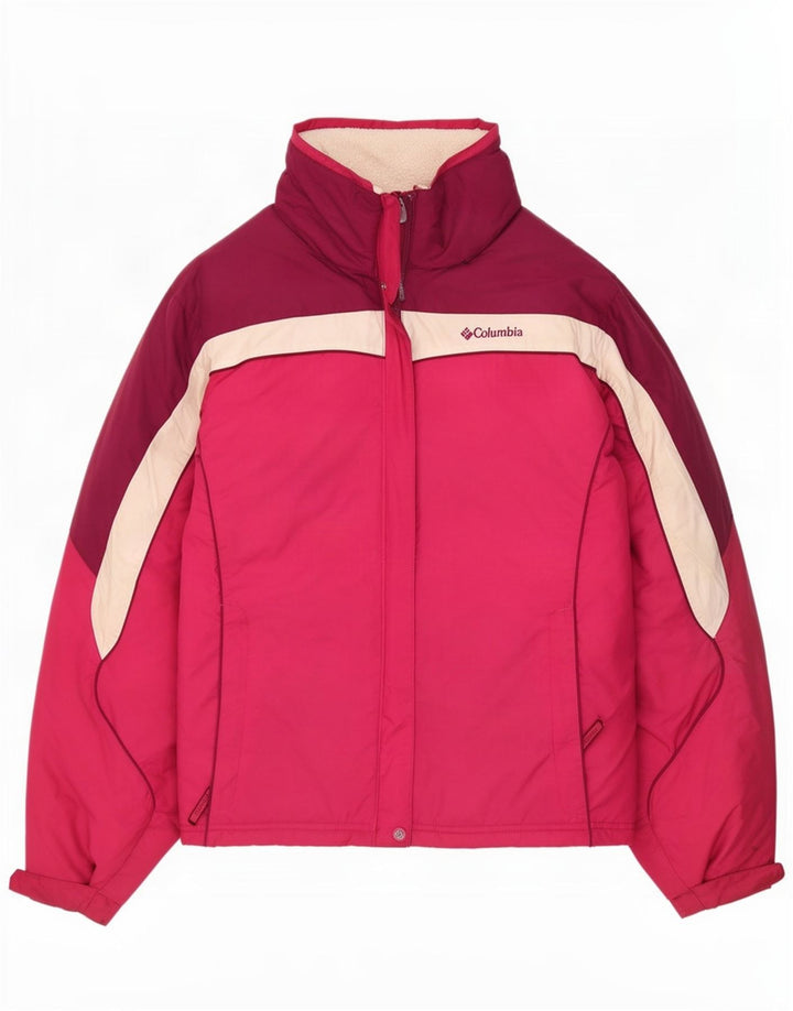 Columbia Veste de ski fille 15-16 ans Rose Colourblock Polyester