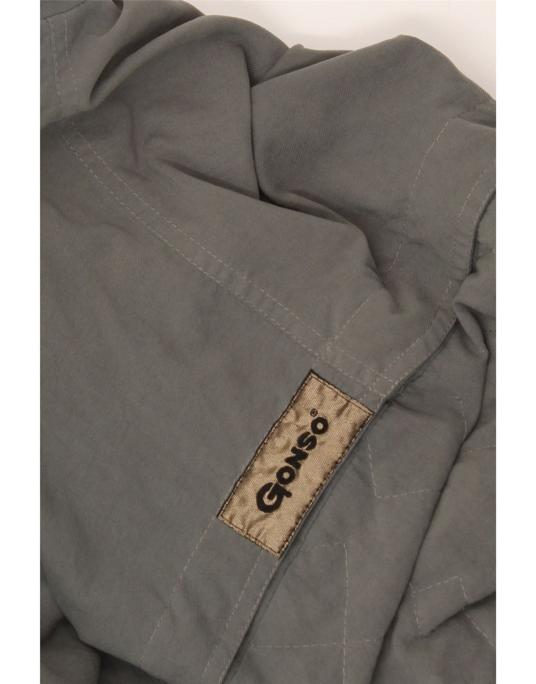 GONSO Mens Bomber Jacket UK 42 XL Grey Vintage Gonso and Second-Hand Gonso from Messina Hembry 