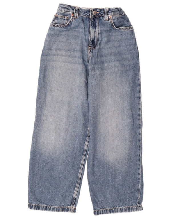 Zara Garçon Loose Jeans 9-10 ans W26 L24 Bleu Coton