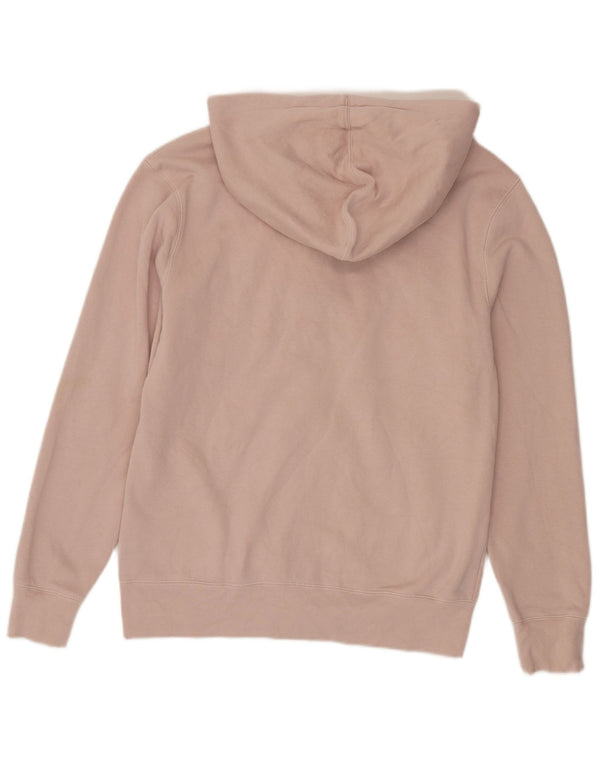 Gap Pull à capuche zippé graphique pour femme UK 14 Coton rose moyen