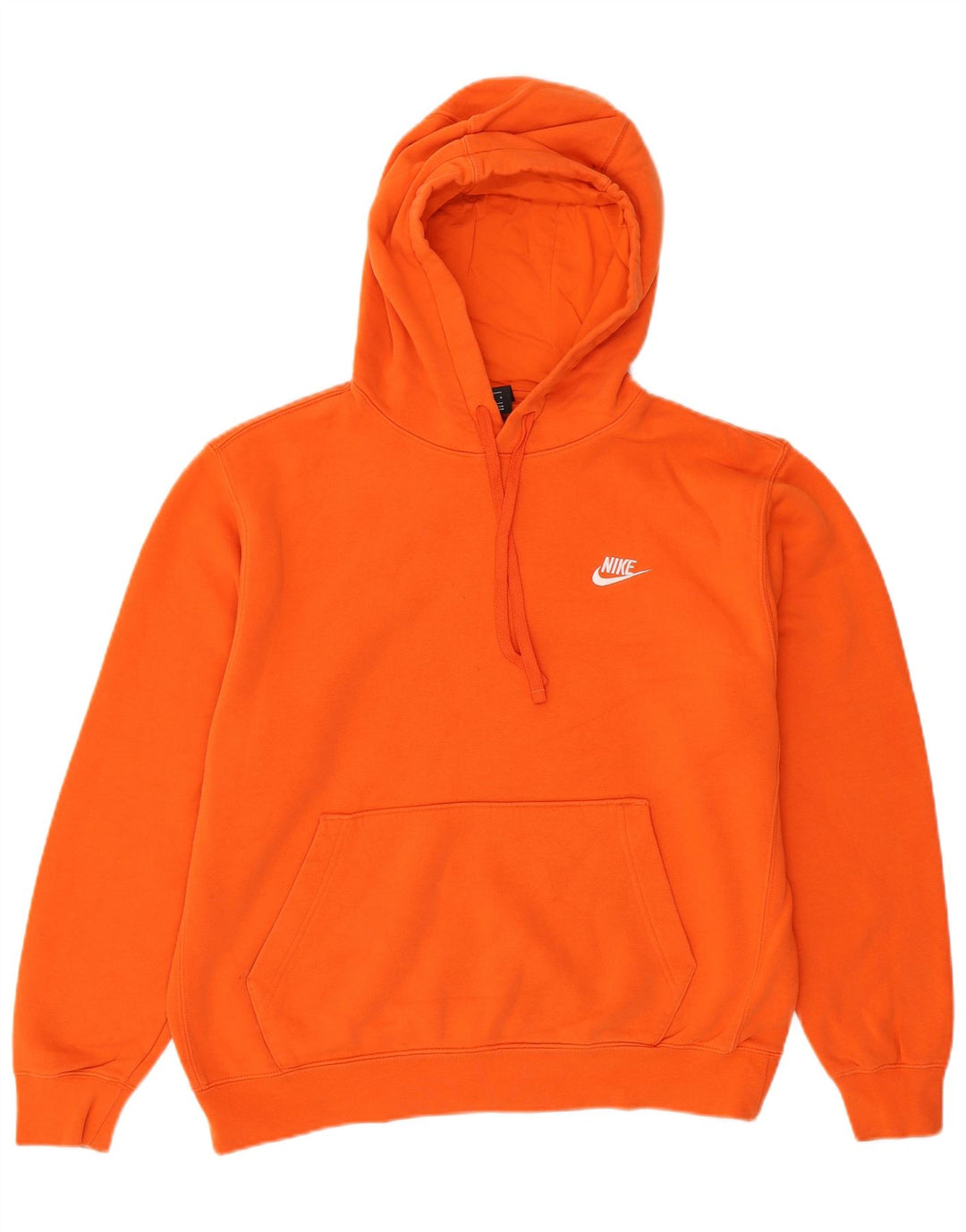 NIKE Pull à capuche pour homme Grand coton orange