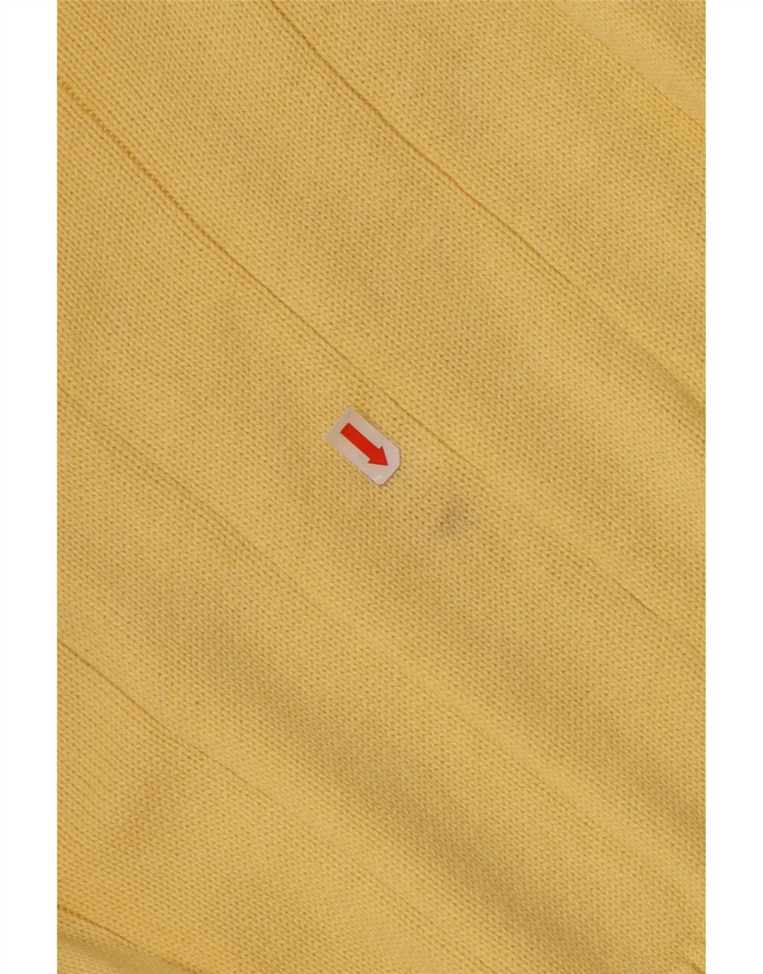 TOMMY HILFIGER Pull col V Homme XL Jaune Coton