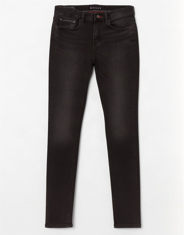 Tommy Hilfiger Mens Bleecker Slim Jeans W33 L32 Black Cotton