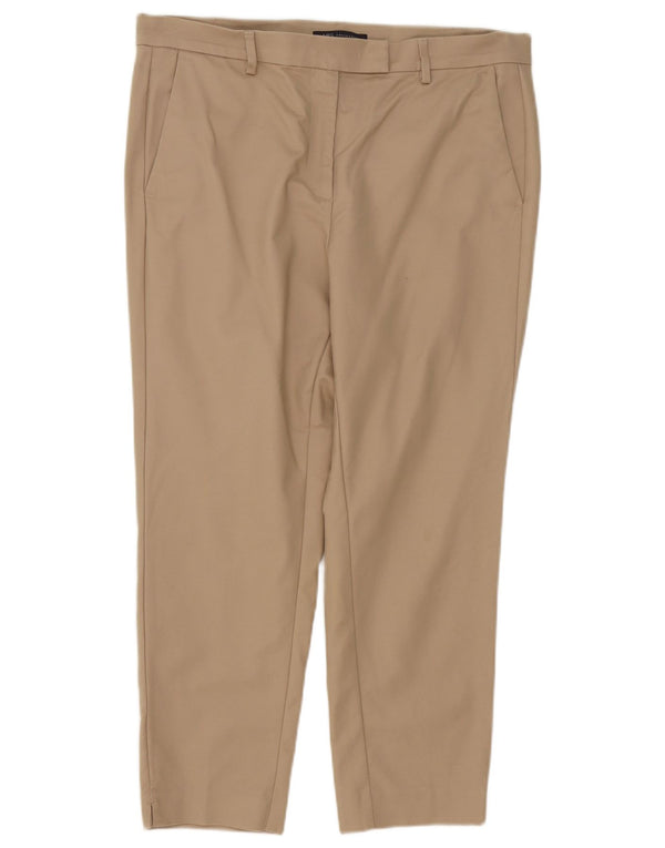 Marks & Spencer Pantalon court pour femme UK 16 Large W38 L25 Coton beige