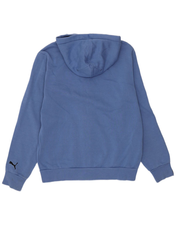Puma Sweat à Capuche Graphique Zippé Homme Bleu Moyen