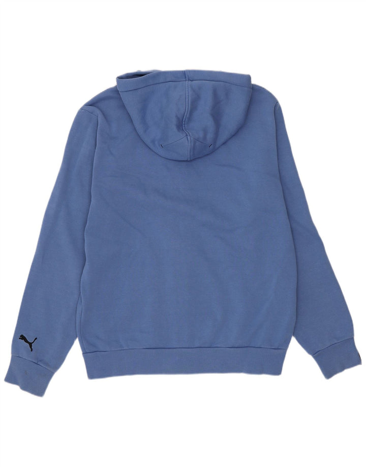 Puma Sweat à Capuche Graphique Zippé Homme Bleu Moyen