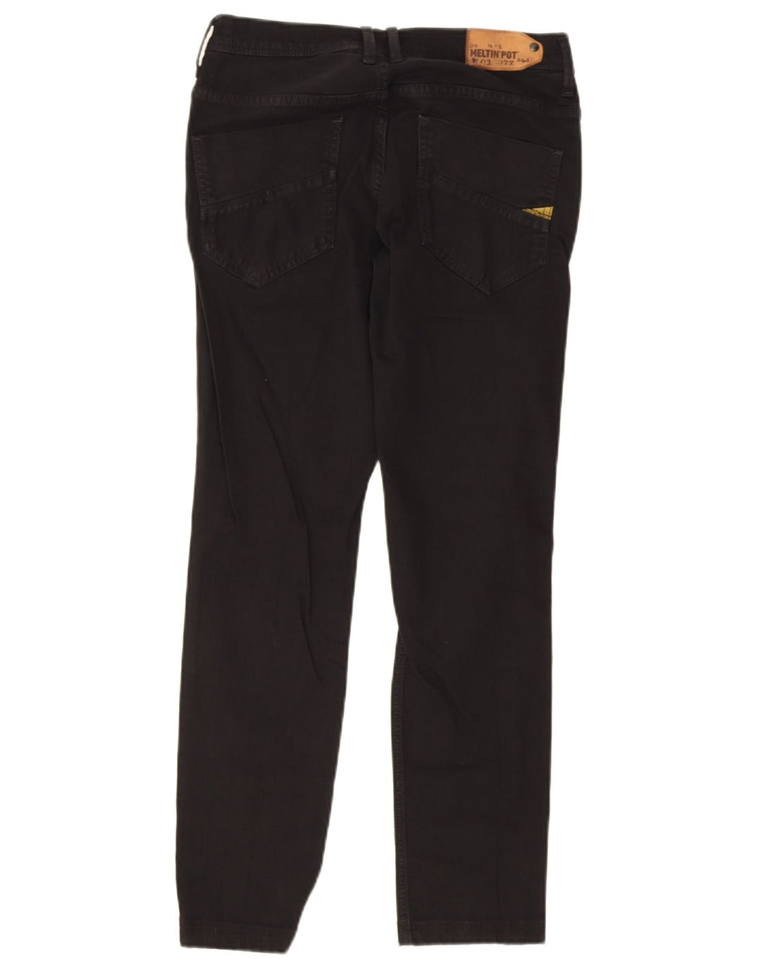 Meltin' Pot Jean Slim Homme W32 L28 Coton Noir