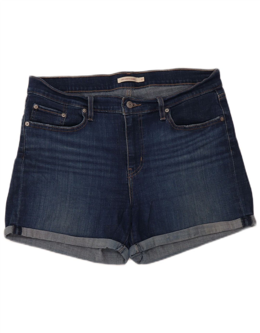 LEVI'S Short en Jean Femme W32 Grand Bleu Coton