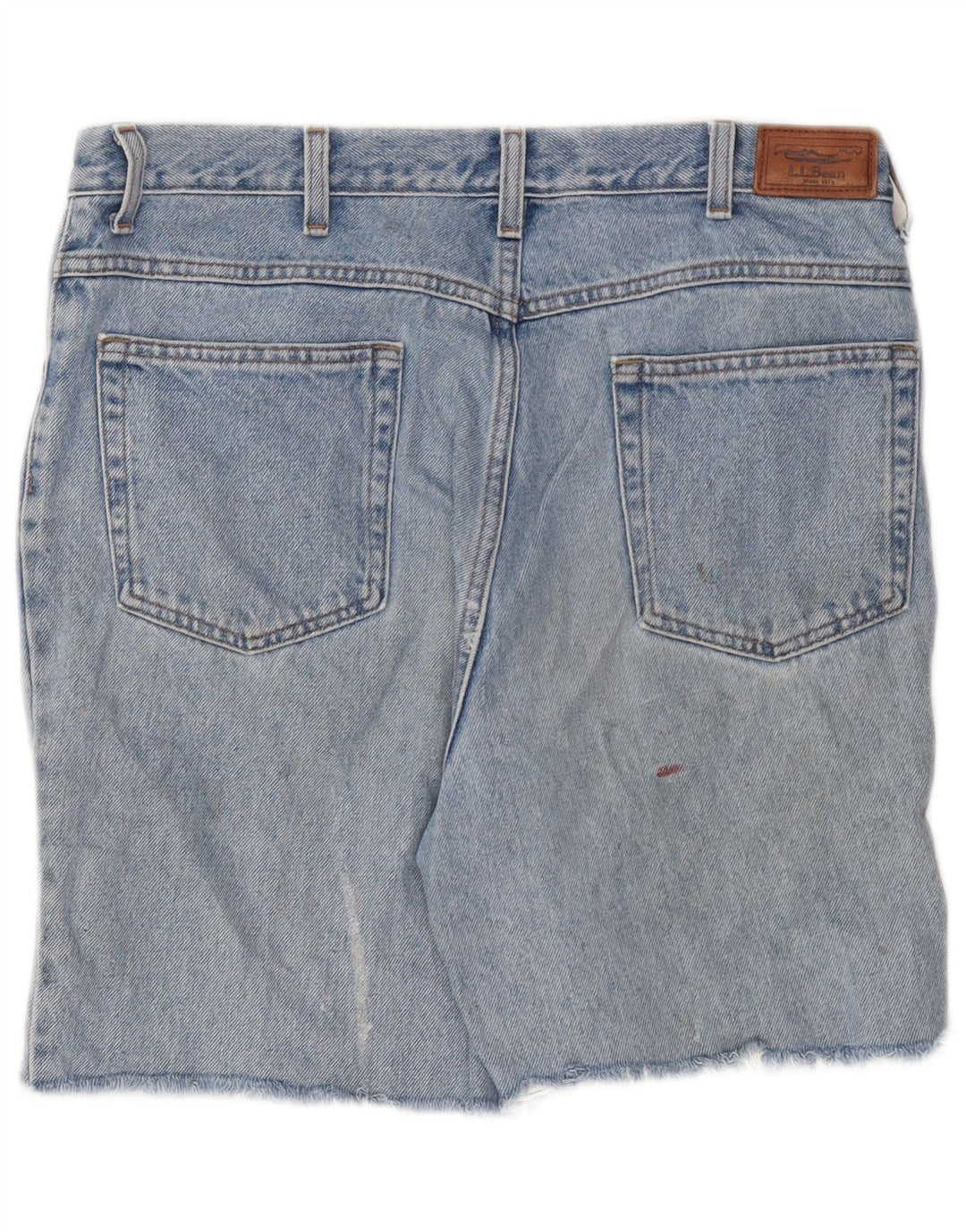 L.L.BEAN Short en Jean Homme W34 Grand Bleu Coton