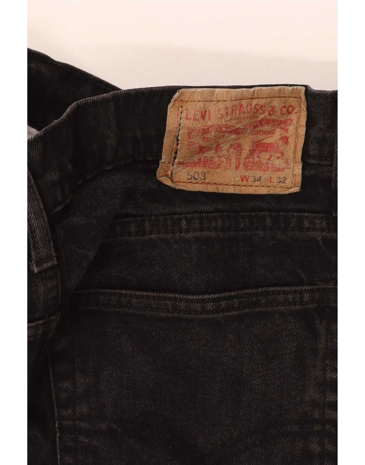 Levi's Jean 508 Tapered Homme Noir W34 L32