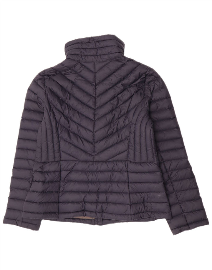 Michael Kors Veste matelassée pour femme UK 14 Medium Bleu Marine Nylon