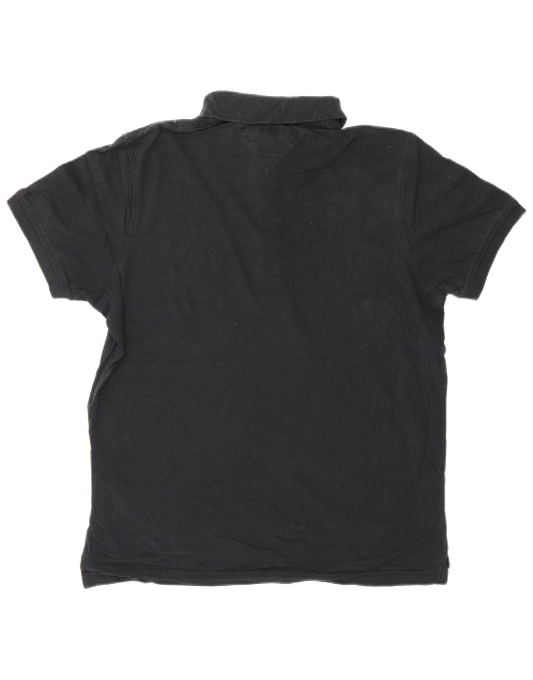 TOMMY HILFIGER Polo Slim Fit Homme Coton Noir Moyen